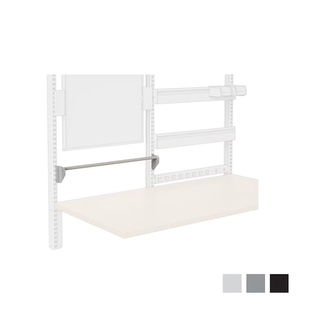 Bostontec Steel Spool Rod Holder, 3"d x 30"w, 50 lb cap, PLT SHR830 - P